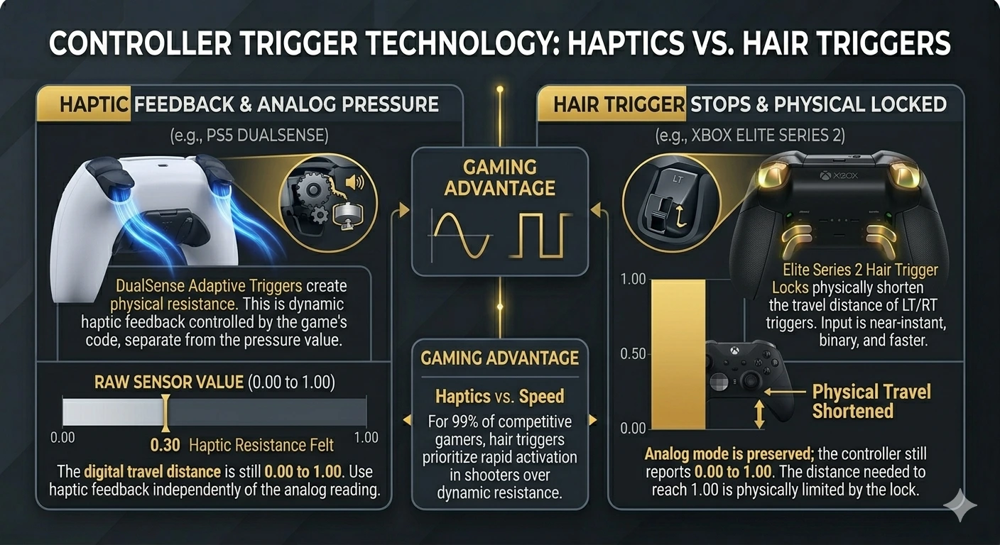 Controller Trigger Technology Comparison